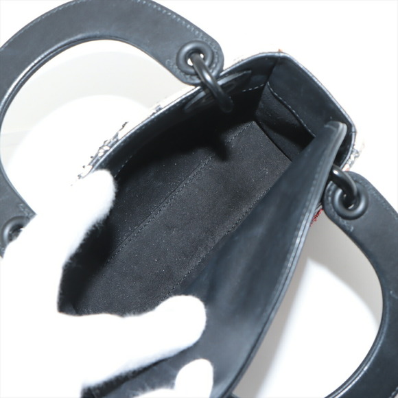 Christian Dior Lady Dior Leather 2WAY Handbag Beige - Picture 8 of 10